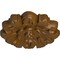Ekena Millwork Emery Leaf Ceiling Medallion, Hand-Painted Smokey Topaz, 7 5/8"OD x 1"P CM07EMSTF - alternate 5